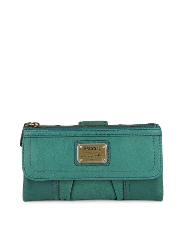 Fossil Women Green Wallet