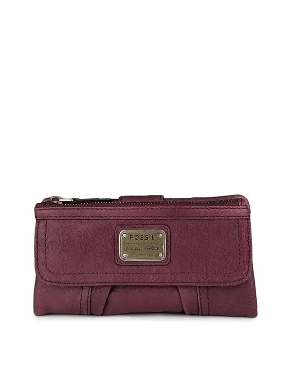 Fossil Women Purple Wallet