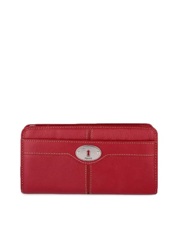Fossil Women Red Wallet