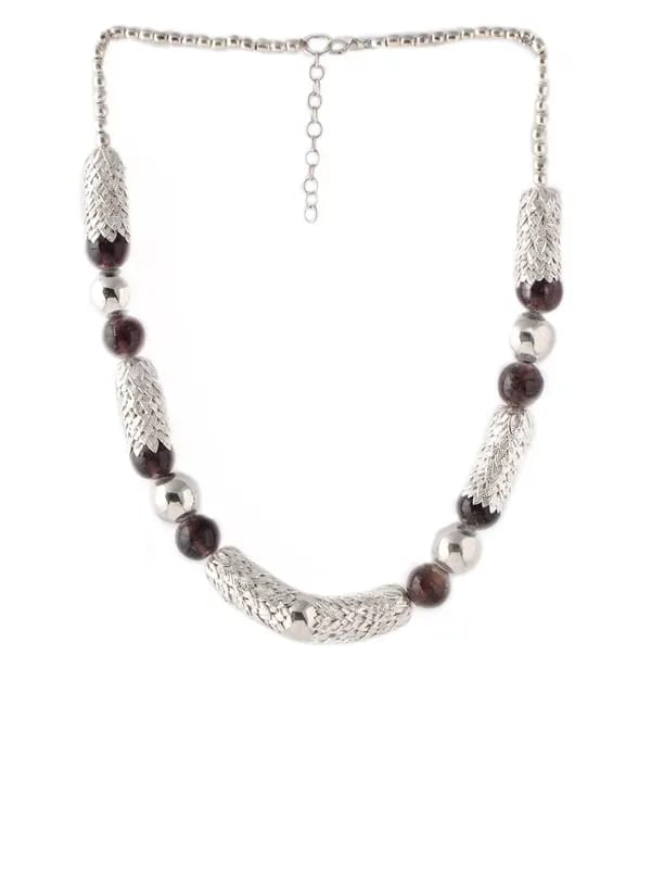 Pitaraa Silver Fish Scale Necklace