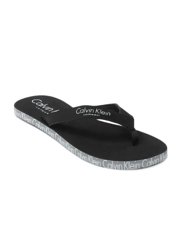Calvin Klein Men Black Flip Flops