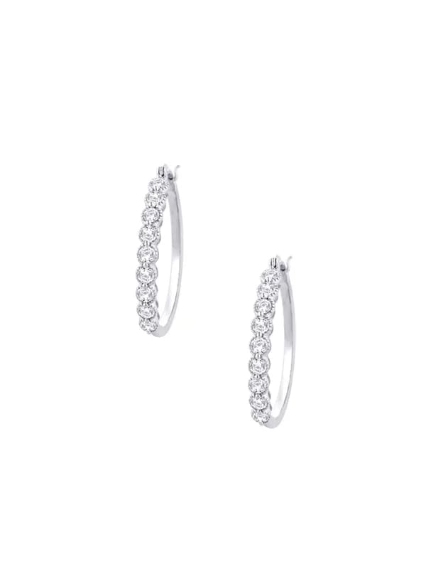 Lucera Women Silver Earrings