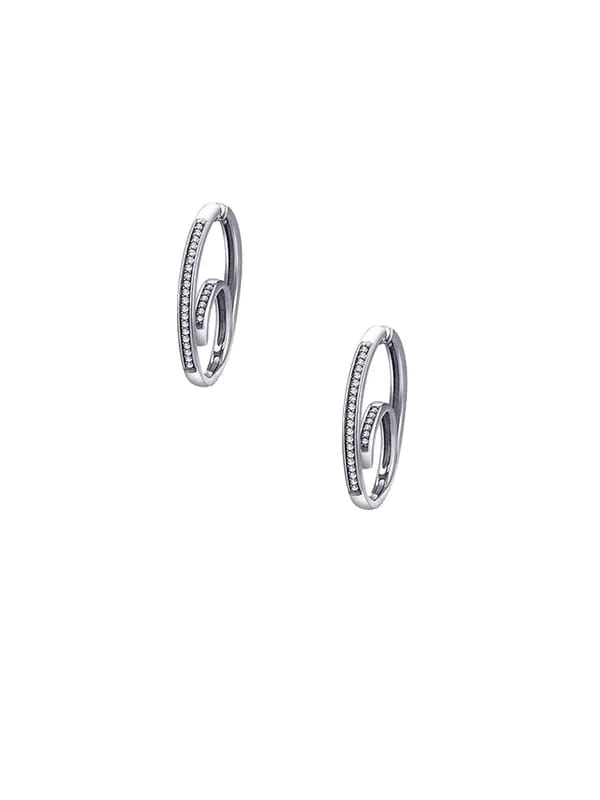 Lucera Women Silver Earrings