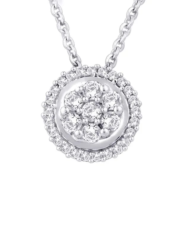 Lucera Women Silver Pendant with Chain