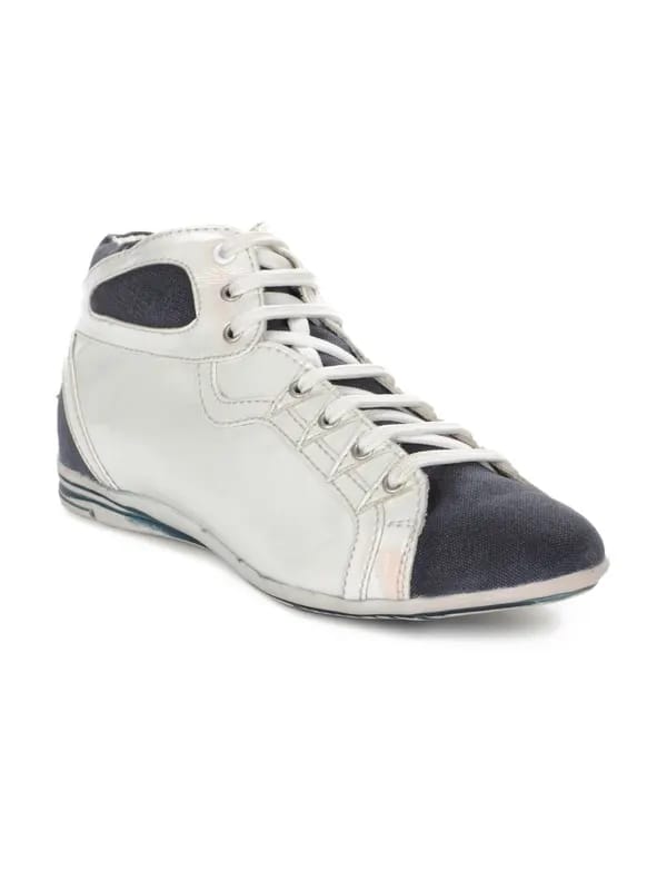 Flying Machine Men Blue & White Shoes