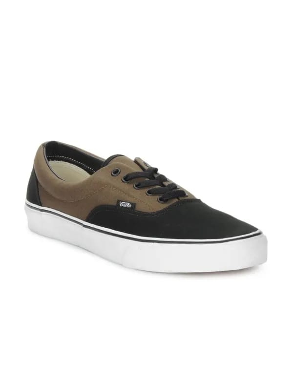 Vans Men Black & Brown Era Shoes