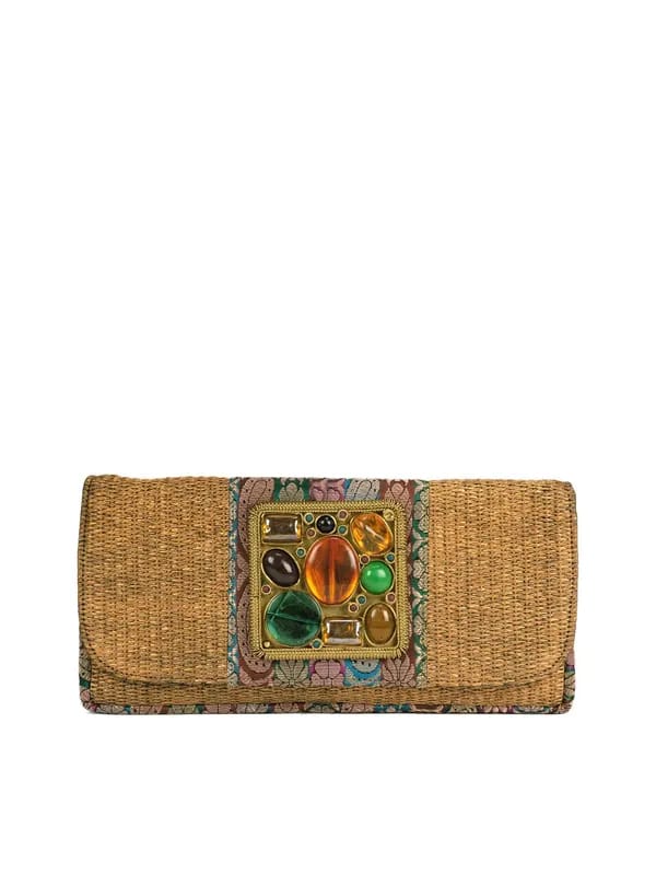 Rocia Women Brown Clutch