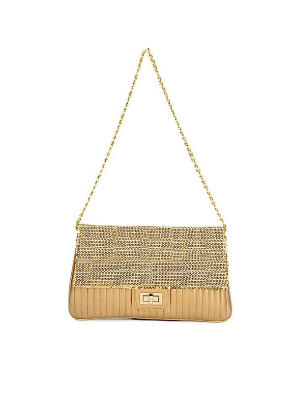 Rocia Women Gold Clutch