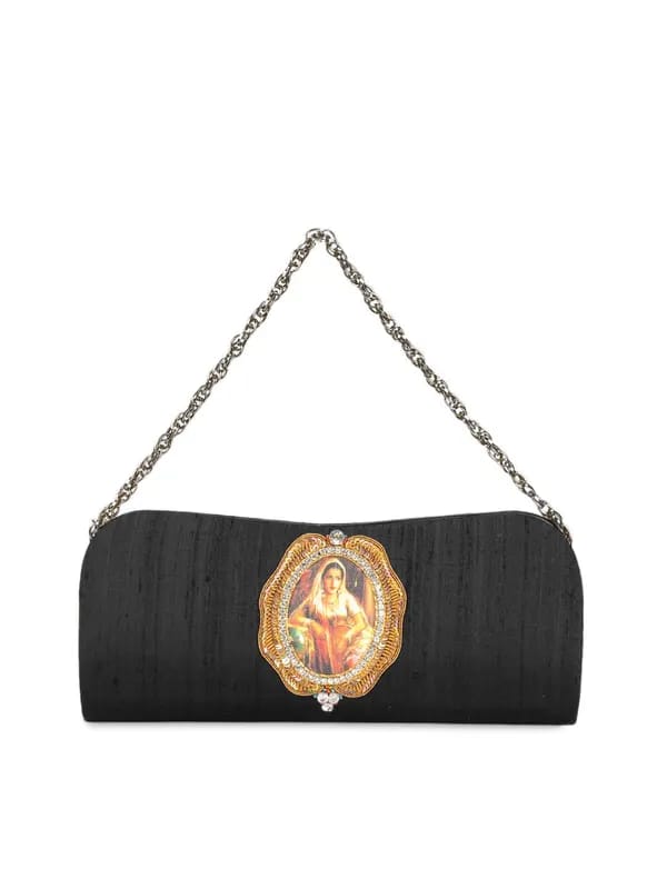 Rocia Women Black Clutch