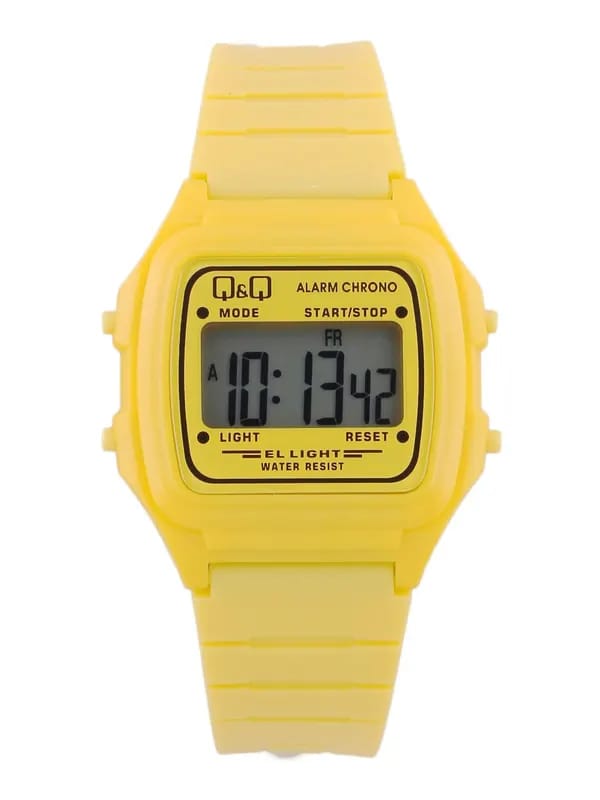 Q&Q Kids Unisex Yellow Digital Watch