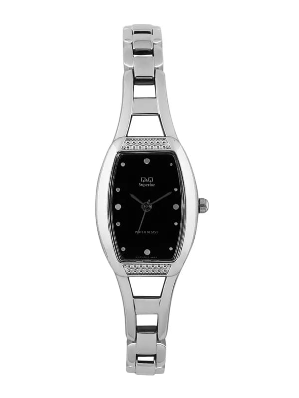 Q&Q Women Black Dial Watch S073-801Y