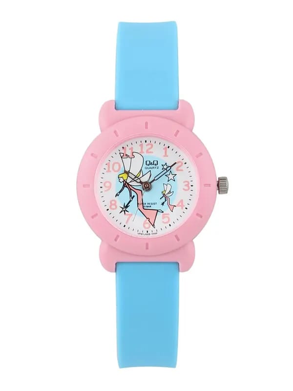 Q&Q Kids Girls Blue Analog Watch