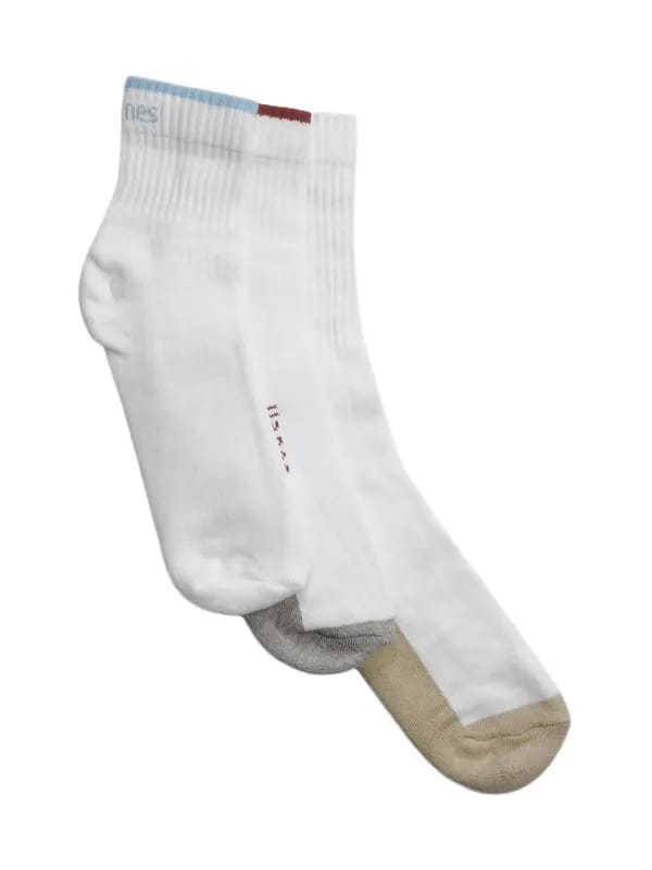 Hanes Men Pack Of 3 White Cushion Max Crew Socks