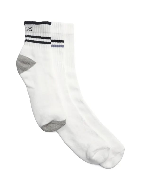 Hanes Men Pack Of 3 White Cushion Max Crew Socks