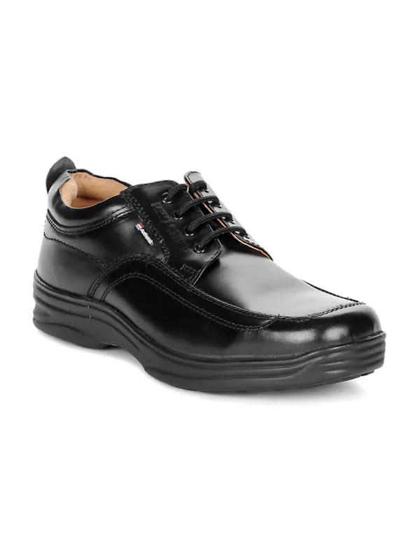 Red Chief Men Black Formal Shoes