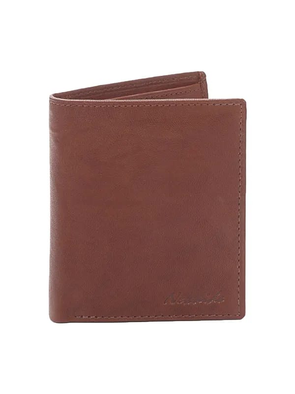 New Hide Men Brown Wallet