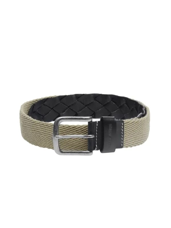 Park Avenue Men Beige & Black Belt