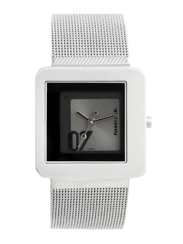 Fastrack Women Steel Dial Watch