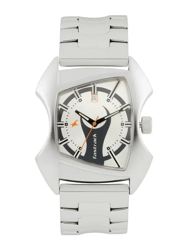 Fastrack Men Silver Watch