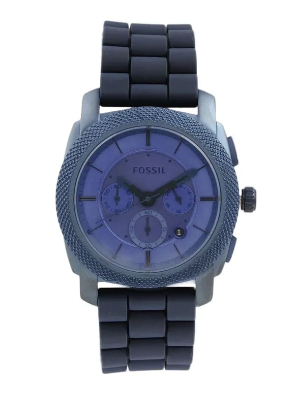 Fossil Men Blue Dial Chronograph Watch FS4703