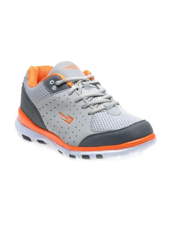 Force 10 Men Grey Sports Shoes
