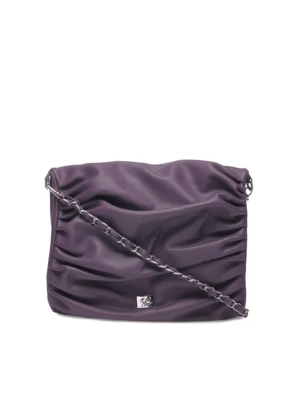 Nyk Women Purple Curly Sling Bag