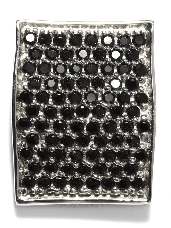 Lencia Silver and Black Pendant