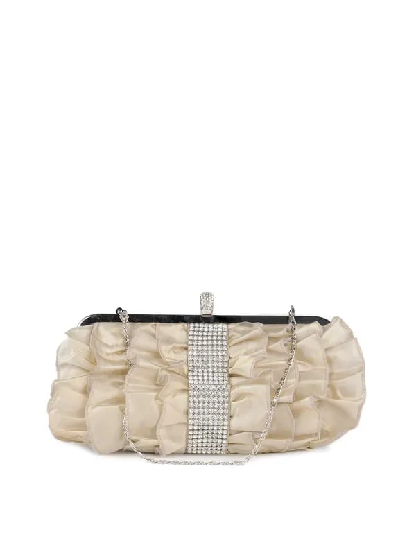 Mod'acc Women Beige Clutch