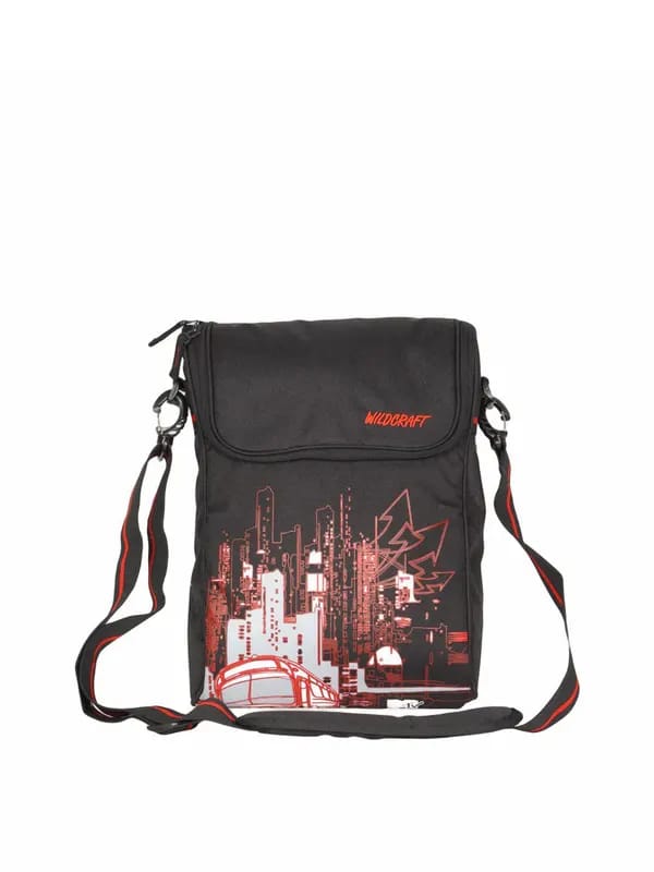 Wildcraft Unisex Black Corporate Messenger Bag