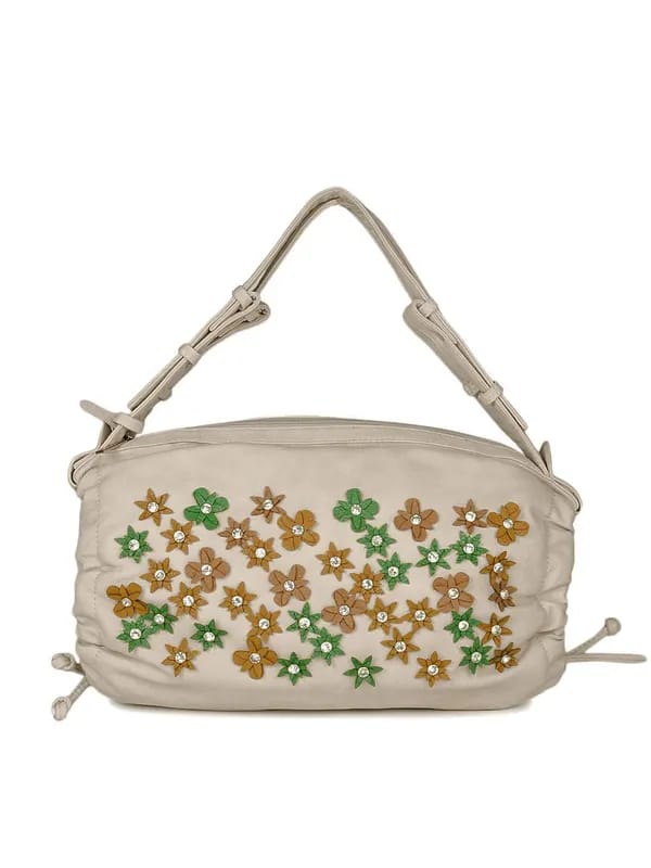 Mod'acc Women Beige Handbag