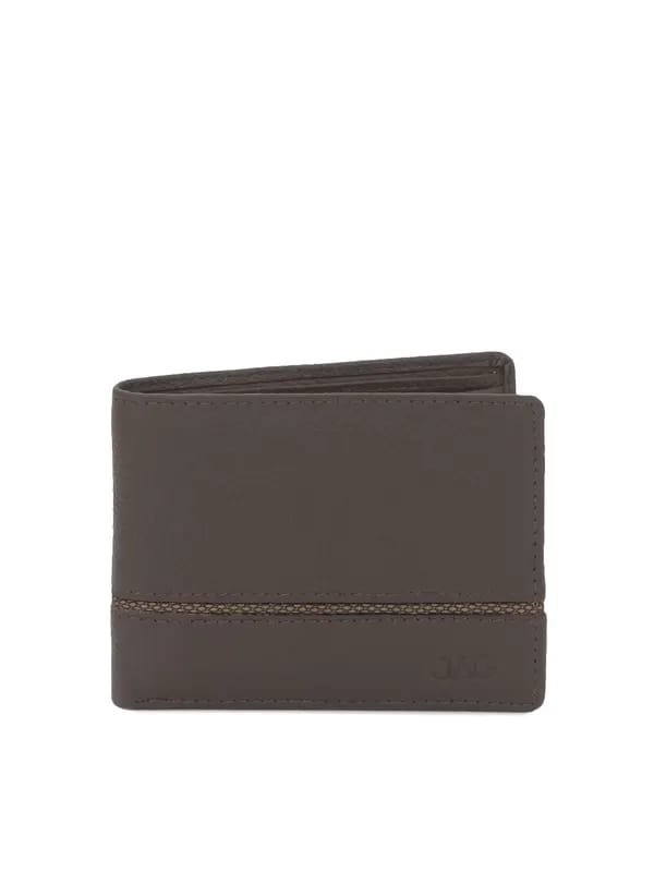 JAG Men Chocolate Brown Leather Wallet