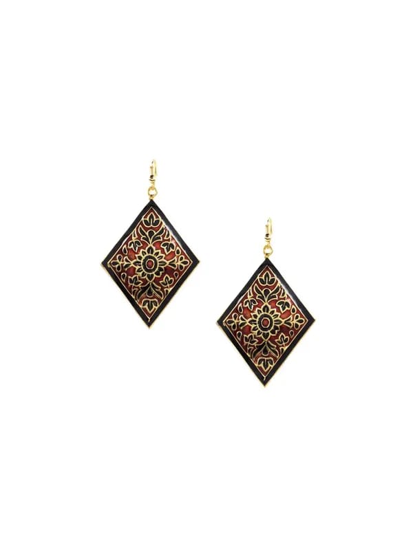Adrika Black Earrings