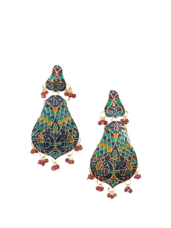 Adrika Green Earrings