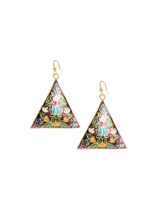 Adrika Red Earrings