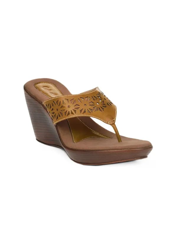 Catwalk Women Mustard Wedges