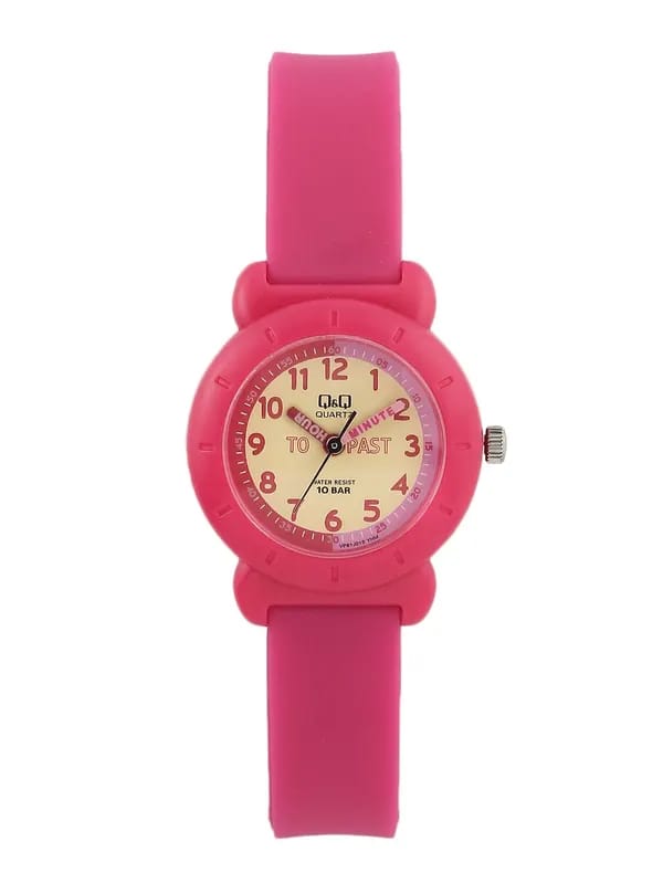 Q&Q Girls Yellow Dial Watch