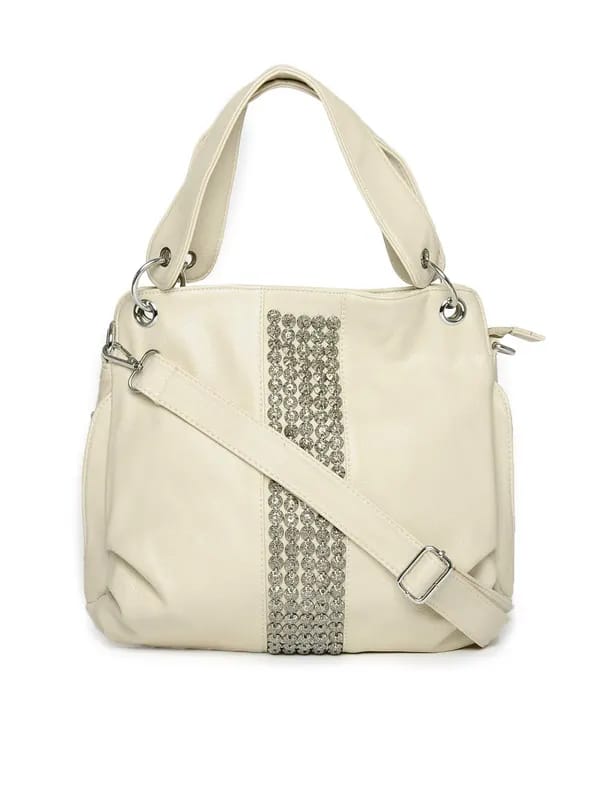Kiara Women Cream Handbag