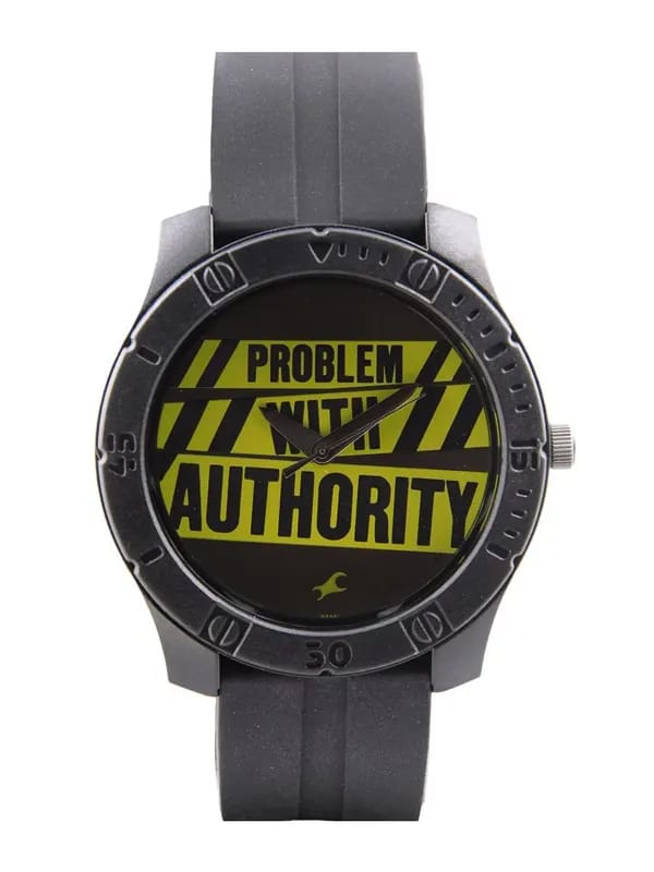 Fastrack Men Black Dial Watch