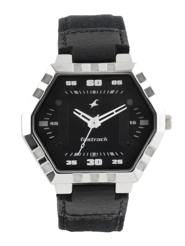 Fastrack Men Black Dial Watch