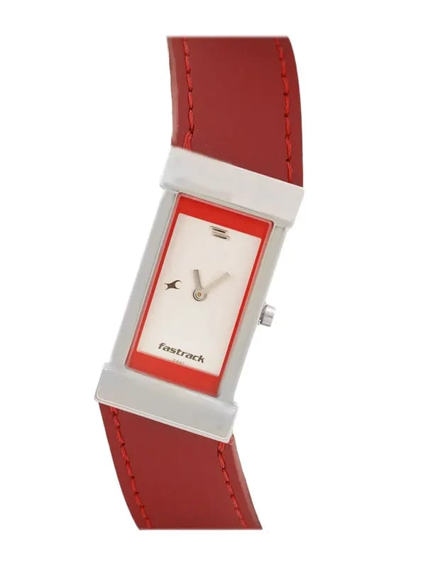 Fastrack Women Silver Dial Watch