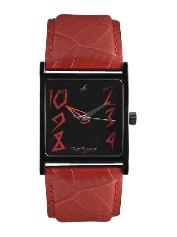 Fastrack Women Black Dial Watch NB9735NL01