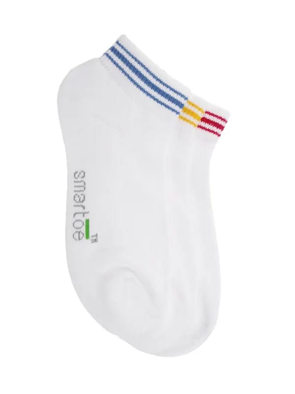 Smartoe Women White Pack of 3 Socks