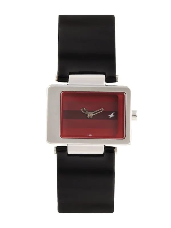 Fastrack Women Red Dial Watch