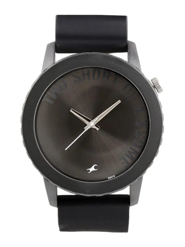 Fastrack Men Black Dial Watch 9912PP04