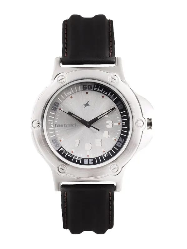 Fastrack Men Steel Dial Watch