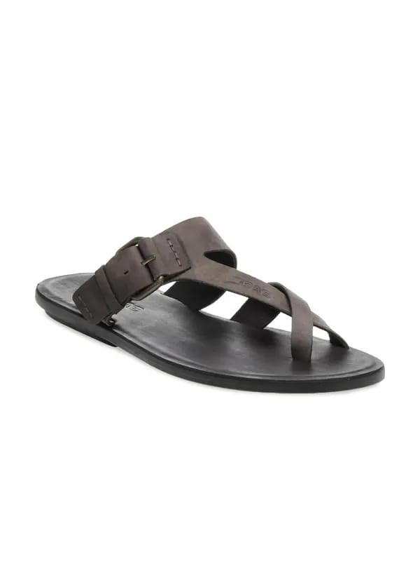 GAS Men Brown Glade Sandals