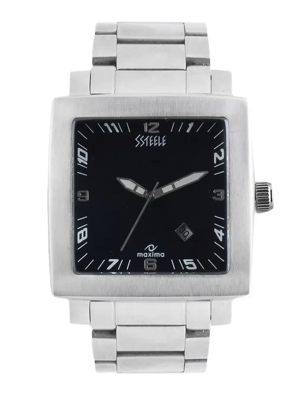 Maxima Men Black Dial Watch