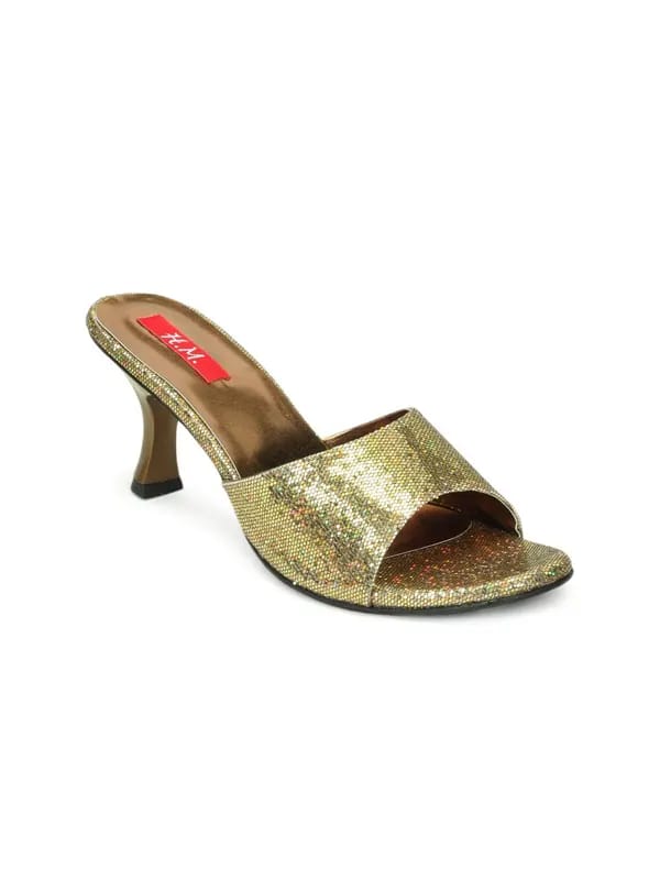 HM Women Golden Heels