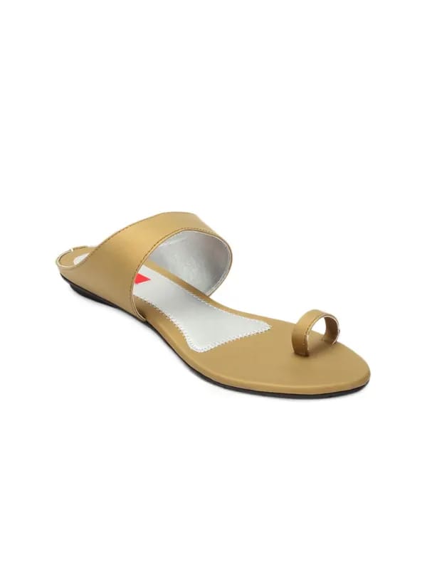 HM Women Golden Flats