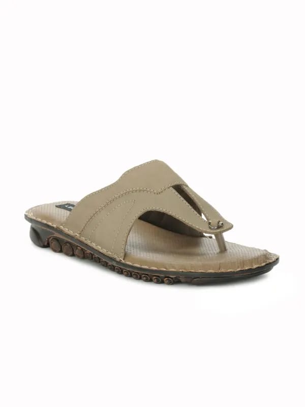 Lee Cooper Men Khaki Sandals